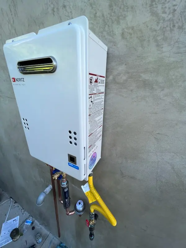 Tankless water heater installation for The Summit of Anaheim Hills homes